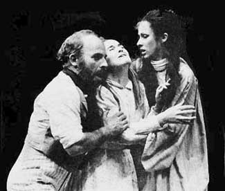 CHILDREN OF THE SUN - Eliena - Dir: Terry Hands - Royal Shakespeare Company - Aldwych Theatre, London/Picadilly Theatre, London. Principal cast includes: Alan Howard, Norman Rodway, John Shrapnel, Carmen Du Sautoy, Sinead Cusack & Natasha Parry