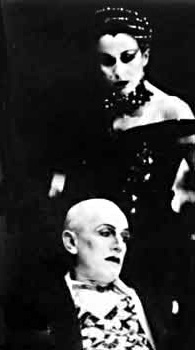 Carmen Du Sautoy and Steven Berkoff